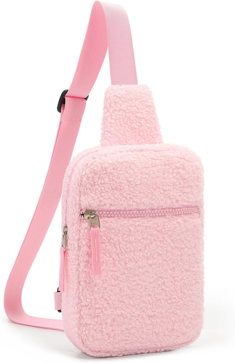 cotmcor Store Valentines Day Gifts for Kids: Fanny Pack Birthday Gift for 8 9 10 11 12 Year Old Teen Girls Trendy Stuff, Preppy Colorblock Crossbody Bag Adjustable Sling Belt Bags Purse for Travel Outdoor - Image 1